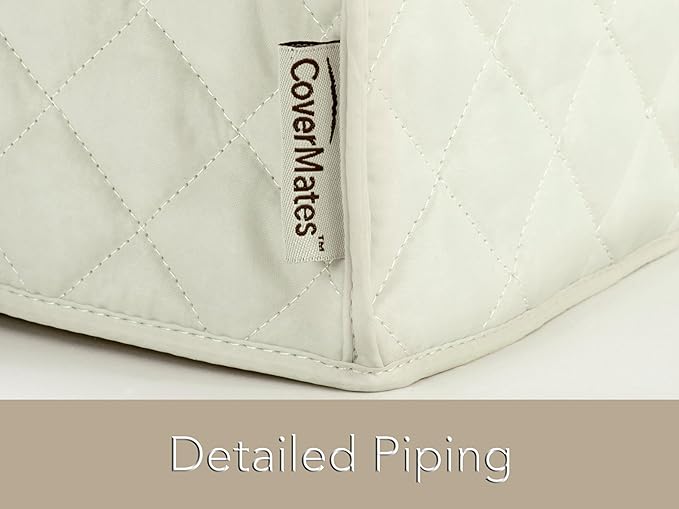 Covermates Keepsakes - Bread Maker Cover - Dust Protection - Stain Resistant - Washable - Appliance Cover, Cream