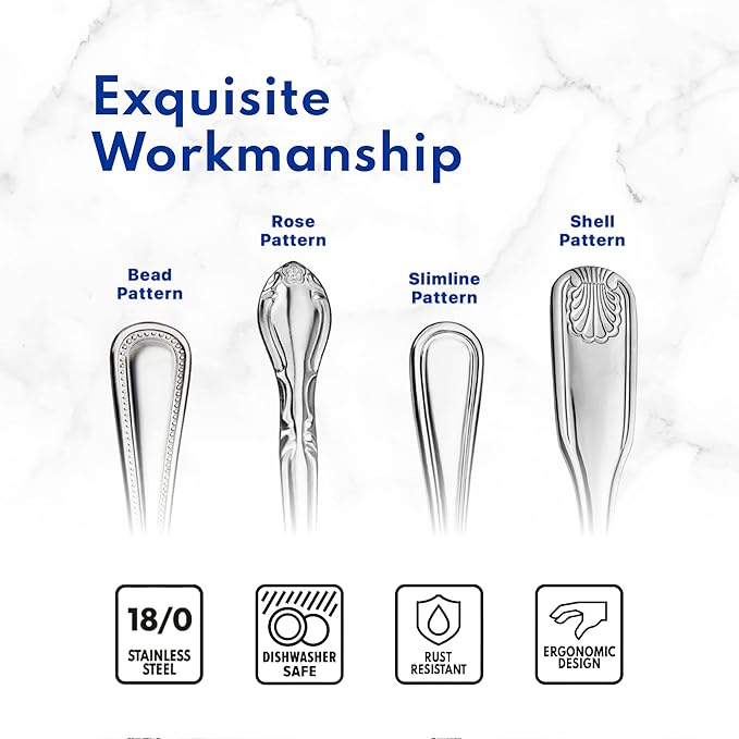 New Star Foodservice 58321 Shell Pattern, 18/0 Stainless Steel, Oyster Fork, 6-Inch, Set of 12