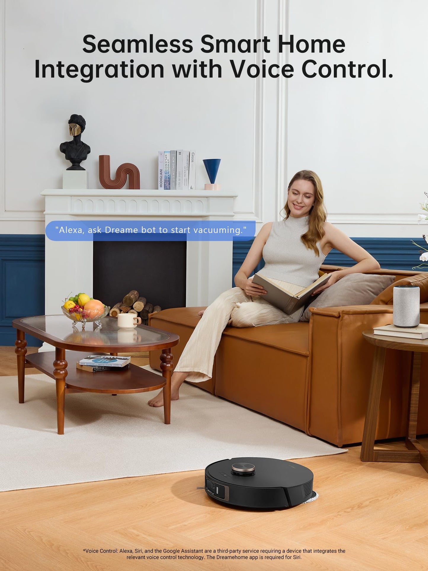 DREAME L20 Ultra Robot Vacuum and Mop with Mop-Extend, Auto Mop Removal & Raising, Washing and Drying, 7000Pa Suction, Self-Emptying, Self-Refilling, AI Obstacle Avoidance