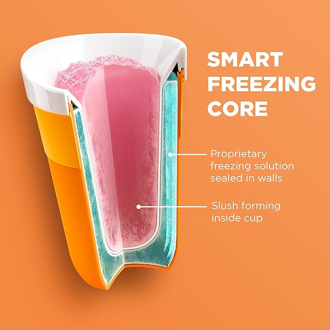 ZOKU Original Slush and Shake Maker, Compact Make and Serve Cup with Freezer Core Creates Single-Serving Smoothies, Slushies and Milkshakes in Minutes, BPA-free, Green