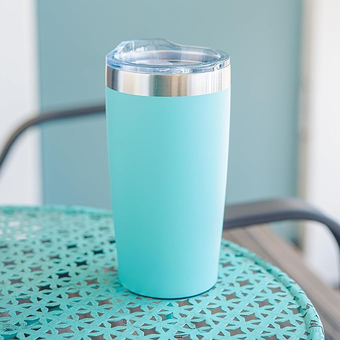12 Ct of 20 Oz Two-Tone Himalayan Stainless Steel Tumbler with Lid – Red – Customizable Insulated Cups for Water, Coffee, Hot & Iced Drinks – Great for DIY, Events, Work
