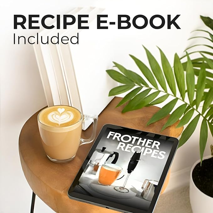Zulay Kitchen Rechargeable Milk Frother - Dynamic - 3 Speeds, 3 Whisk Attachments, 500 mAh USB Charging, Drink Mixer For Latte, Cappuccino, Matcha, Protein Powder, Coffee Foam - Cream Copper