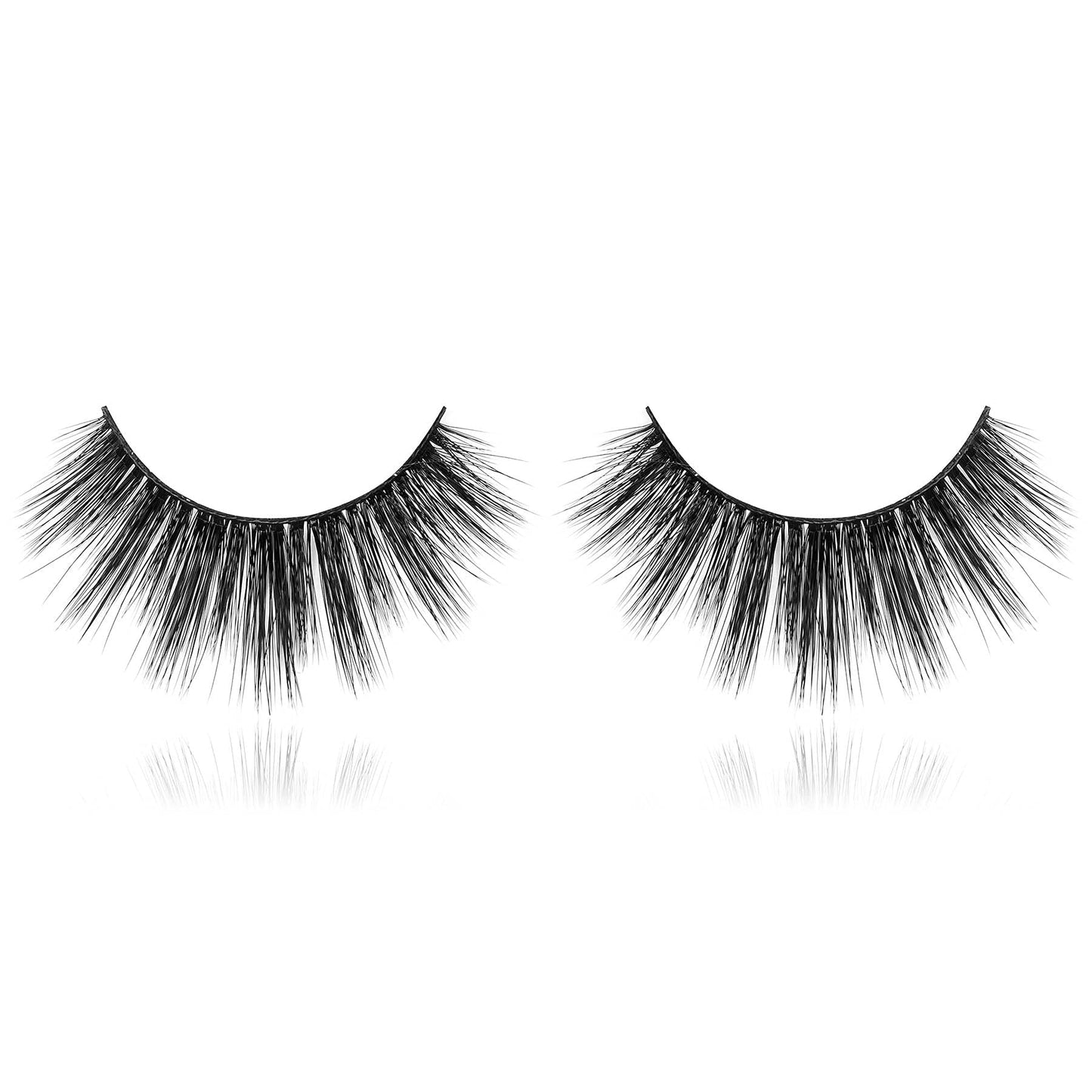 SHANY Classic Faux Mink Eyelashes - Durable Single Pair 3D Reusable Fluffy and Soft Strip Lash with Medium Volume - EXTRA EXTRA