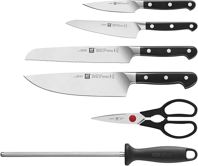 ZWILLING Pro 7-pc Knife Block Set - Bamboo