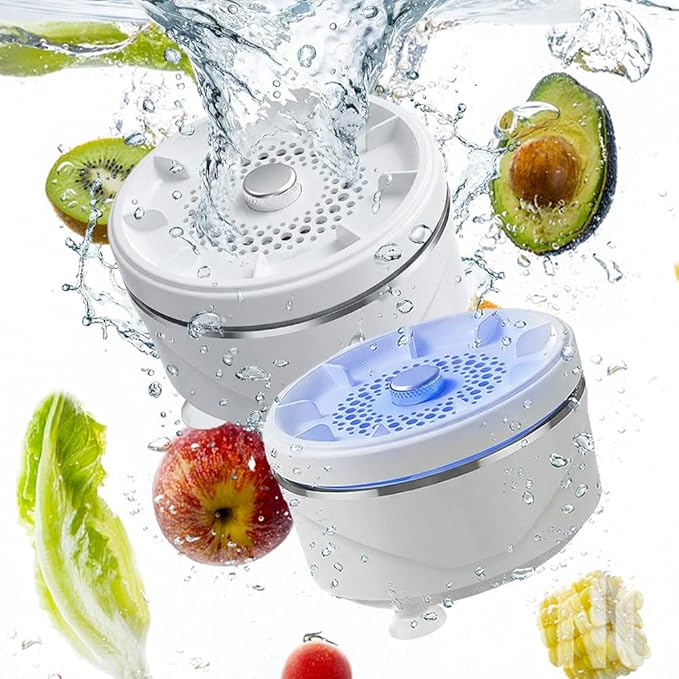 2026 New Fruit and Vegetable Cleaner Machine, Fruit Washing Device Titanium Electrolysis Fruit and Veggie Cleaning Machine, Waterproof Food Purifier for Fruits, Vegetables, Meat and Tableware (2)