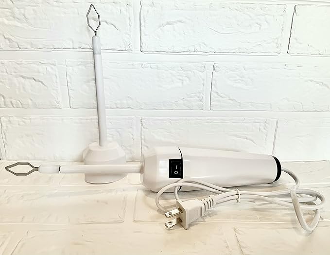 Electric 110 Volt Professional, Heavy-duty, zucchini corer, vegetable corer/drill, White