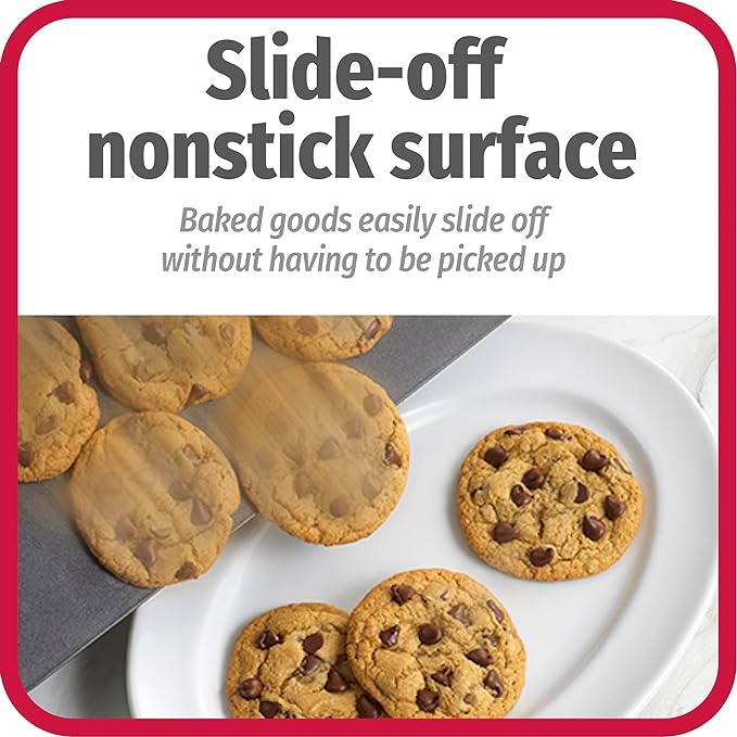 GoodCook AirPerfect Non-Stick Air Insulated 16” x 14” Cookie Sheet - Carbon Steel Cooking Pans, No Burn Insulation Bakeware, Cookie Sheets for Baking, Oven Pan Set