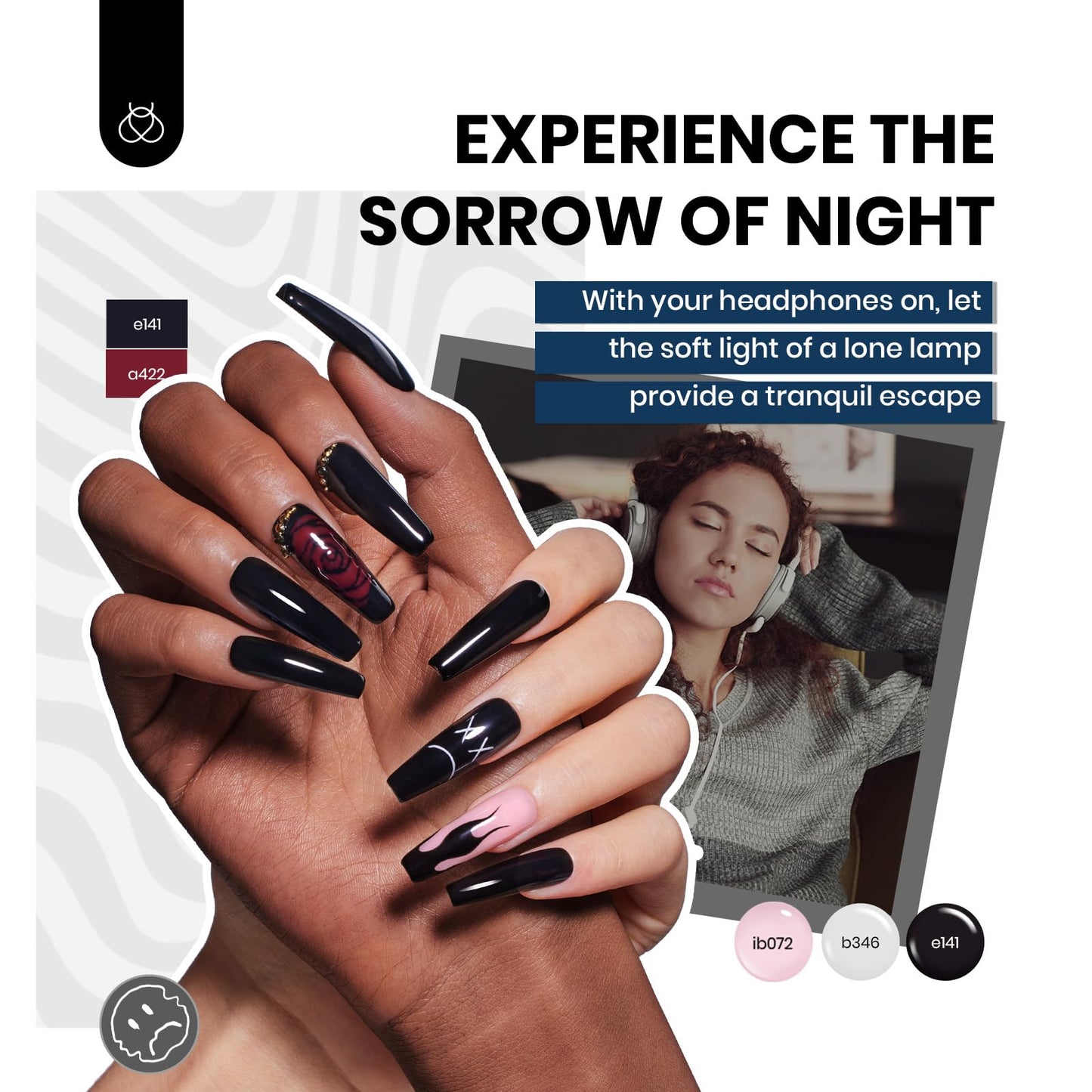 Beetles 85 Pcs Gel Nail Polish Kit with U V Light 55 Colors Gel Nail Kit for Beginners with Everything at Home Gel Polish Manicure Winter Nail Art Jelly Nails Emotional Spectrum Collection