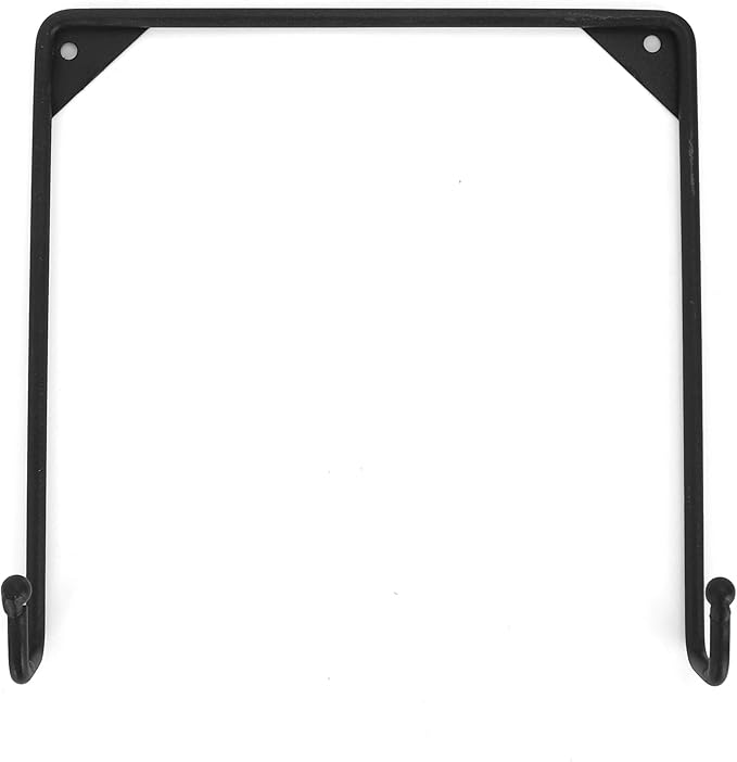Milltown Merchants Metal Display Stand - Wall Mounted Decorative Plate Holder - Versatile Plate Hanger Stand - Black Metal Plate Stand (1 Pack, Medium)