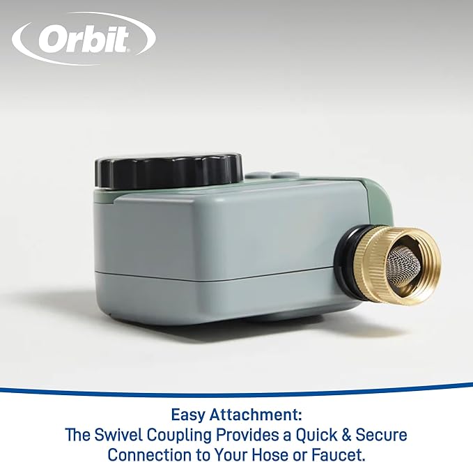 Orbit 62056 One Outlet Single-Dial Hose Faucet Timer (Pack of 2)