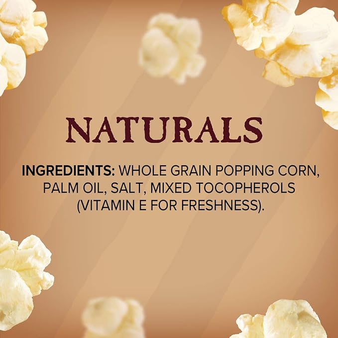 Orville Redenbacher's Naturals Microwave Popcorn, Simply Salted Flavor, 3.29 oz., 3-Count