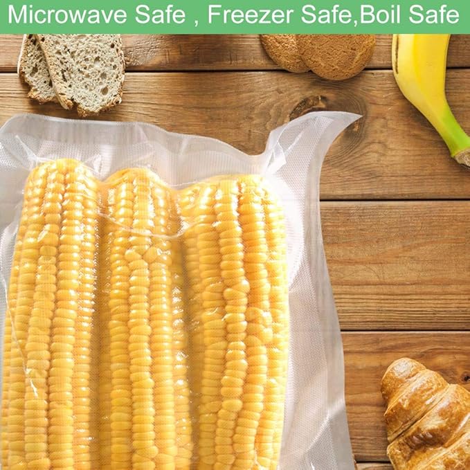 O2frepak 100 Gallon Size 11" x 16" 4mil Thick Vacuum Sealer Bags with BPA Free and Puncture Prevention,Vacuum Seal Freezer Bags,Great for Sous Vide Vaccume Sealer PreCut Bags
