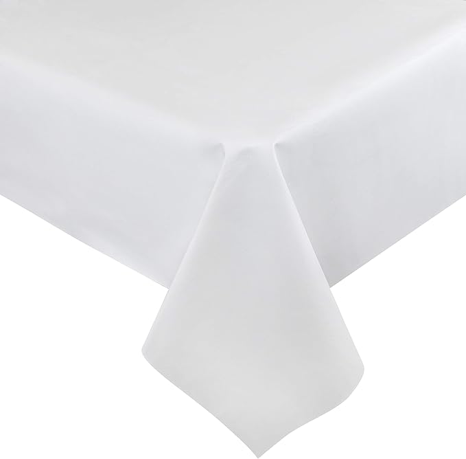 Quality Table Pad Protector, Superior Protection from Spills, Scratches & Heat - Reusable Table Cloth with Cushion Flannel Backing (90" L x 54" W)