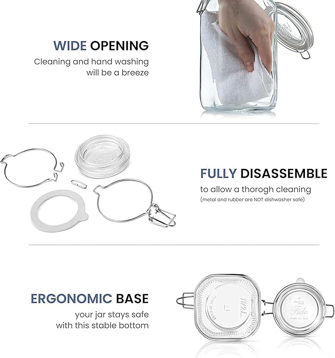Bormioli Hermetic jar, Polycarbonate, 2l