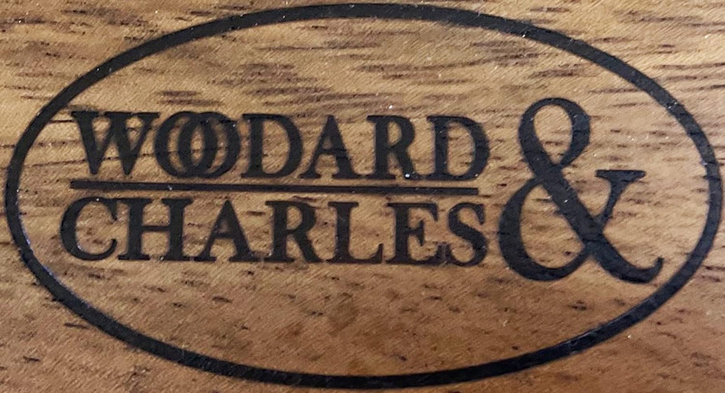 Acacia Wood 10” Salad Serving Bowl with Salad Hands 3 Piece Set by Woodard & Charles ★★PACK OF 4★★