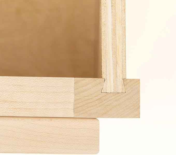 Quicklock RTA (Ready-to-Assemble) 42" Tall Wall Kitchen Cabinets - Shaker Style | 100% Hardwood | Made in America | Soft Close Hardware (12" D x 27" W x 42" H, Raw Maple)