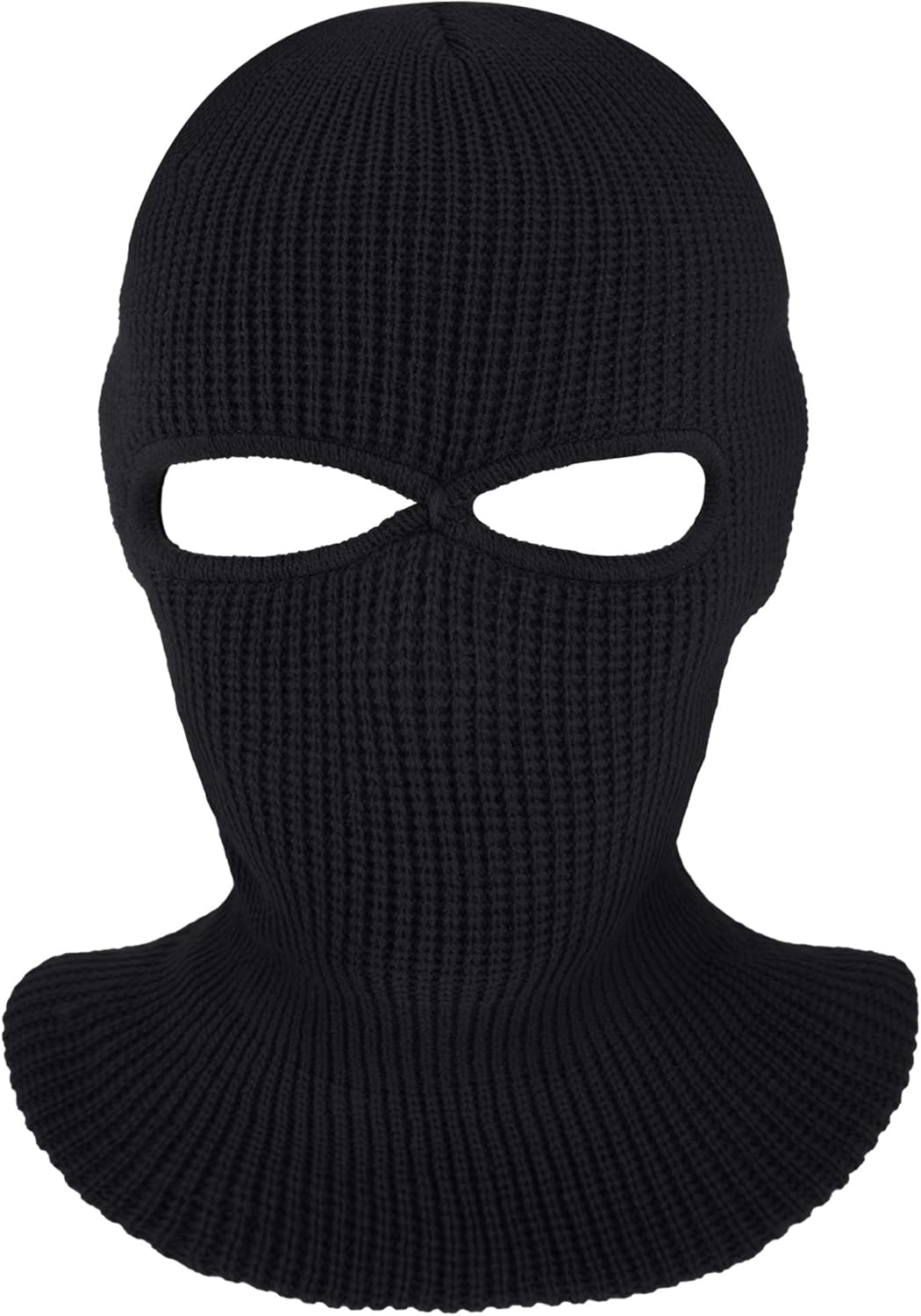3 Pack 2 Hole Ski Masks Winter Knitted Ski Masks Balaclava Warm Full Face Windproof for Men Women Sports Outdoor
