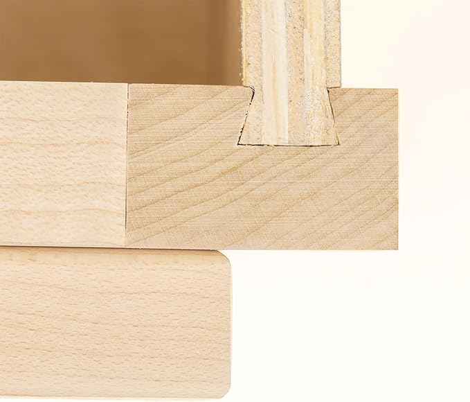 Quicklock RTA (Ready-to-Assemble) 42" Tall Wall Kitchen Cabinets - Shaker Style | 100% Hardwood | Made in America | Soft Close Hardware (Raw Maple, 12" D x 21" W x 42" H)
