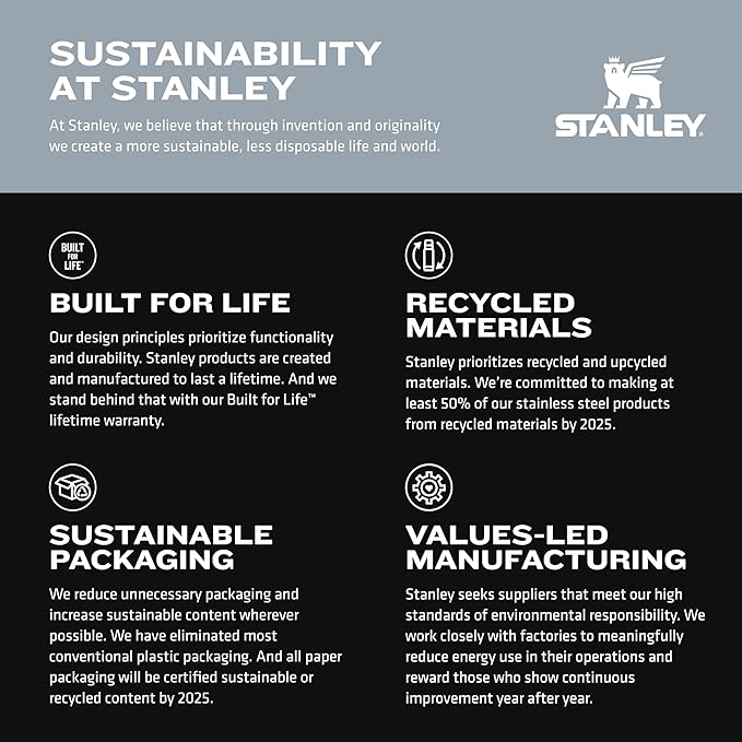 STANLEY Quencher H2.0 Tumbler with Handle and Straw 14 oz | Flowstate 3-Position Lid | Cup Holder Compatible for Travel | Insulated Stainless Steel Cup | BPA-Free | Black 2.0
