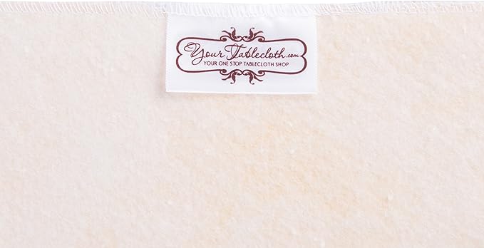 Yourtablecloth Heavy Duty Vinyl Round Fitted Tablecloth (Table Cover) with Flannel Backing Vibrant Colors Elasticized Tablecloth Great for Indoor and Outdoor Dining and Playing Cards 60” Ruby Red