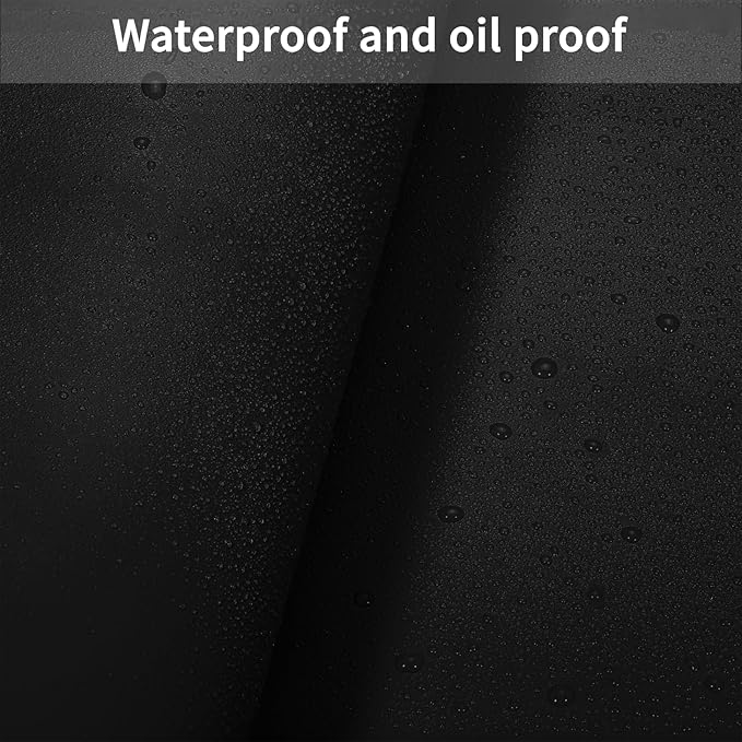Leather Desk Mat,1.8mm Thick,17x48 Inch Desk Cover,Desk Protector Mat,Dresser Cover Top,Leather Table Cover,Side Table Cover,Office Desk Cover,Office Table Cover(Black+Wine Red,17x48)