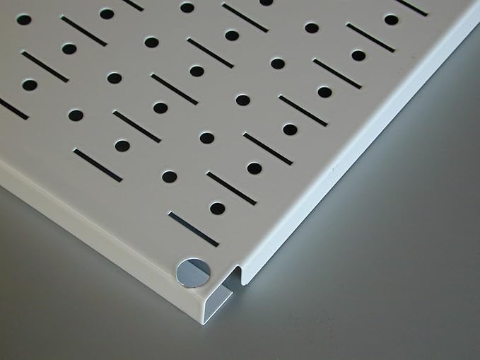 Wall Control Kitchen Pegboard Organizer Pots and Pans Storage Rack Organization Kit with Green Pegboard and White Accessories