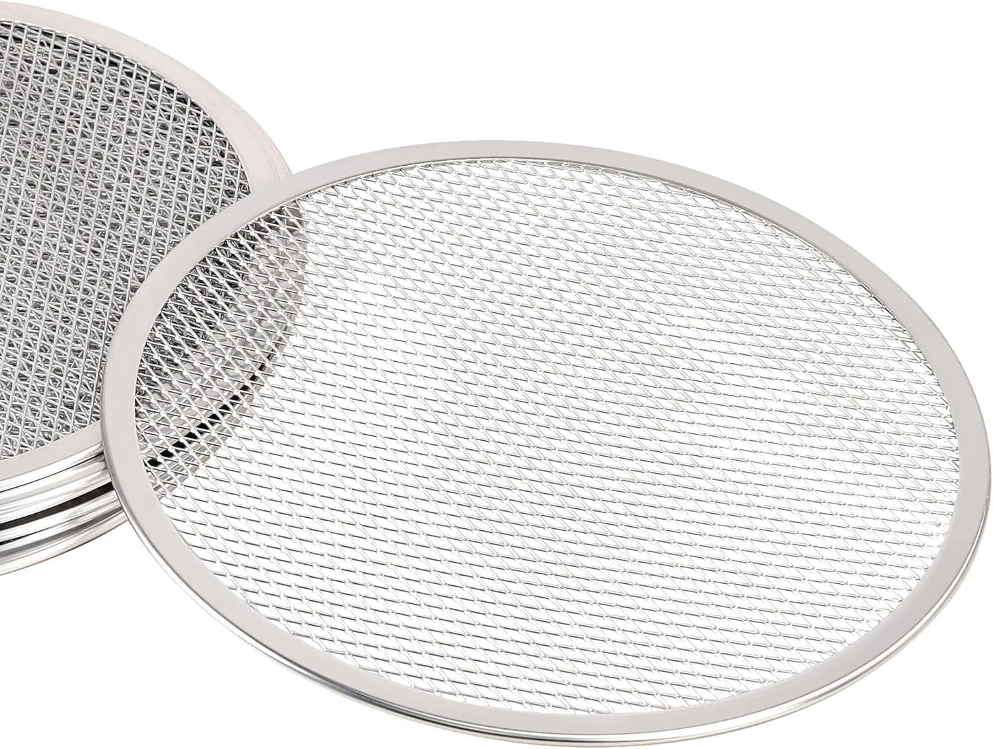 14-inch Aluminum Pizza Screen | Commercial Grade Pizza/Baking Screen for Oven | Pizza Baking Tray for Home And Restaurant | Round, Aluminum, 14-inch [1PK]