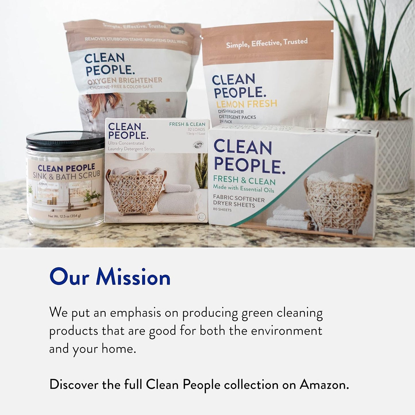 The Clean People Dishwasher Detergent Pods | Cuts Grease and Rinses Sparkling Clean | Residue-Free | Peppermint, 120 Pack