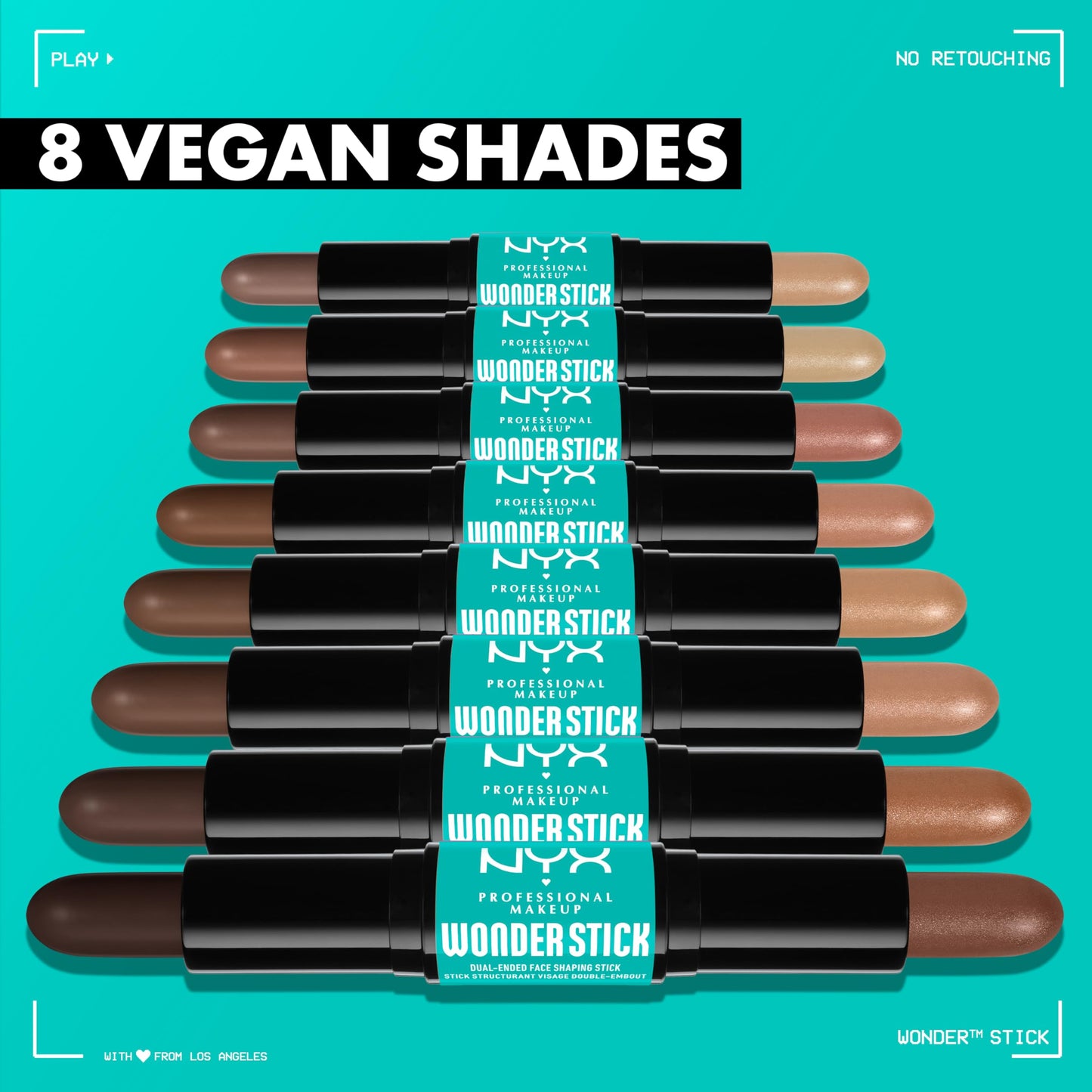 NYX PROFESSIONAL MAKEUP Wonder Stick, Face Shaping & Contouring Stick - Medium