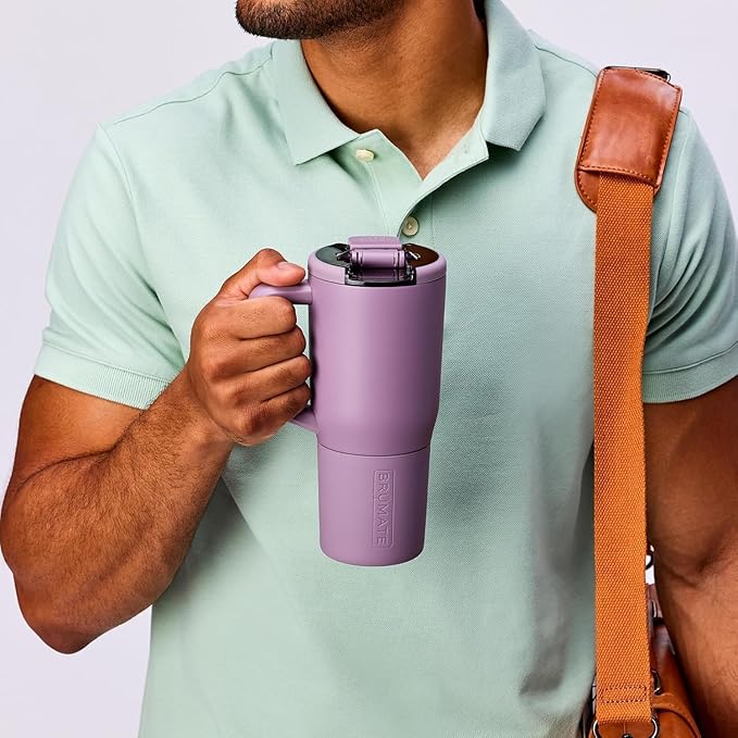 BrüMate Müv - 25oz 100% Leak Proof Insulated Coffee Mug with Handle & Lid - Stainless Steel Coffee Travel Mug - Double Walled Coffee Cup (Java)