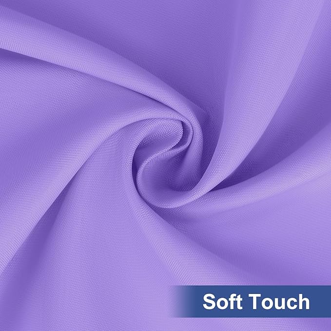 homing Rectangle Table Cloth Cover, Waterproof Polyester Elastic Fitted Tablecloth, Fits for 6 Foot Folding Tables, Washable Table Protector for Picnic, Camping, Outdoor (Lavender, 30" x 72")