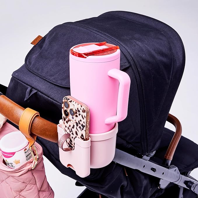 BrüMate Era Flip 40oz Tumbler with 100% Leakproof Covered Straw Lid | Hygienic Covered Straw | Insulated Stainless Steel Water Bottle with Handle | Cup Holder Friendly | BPA-Free (Lilac Dusk)