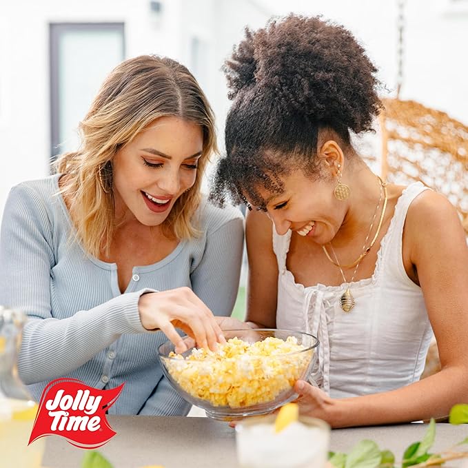 Jolly Time Jalapeño Butter, Microwave Popcorn with Just the Right Heat, 3oz Sharing Bag, 6 Bags Per Carton (Jalapeño Butter, 3 Ounce (Carton of 6))