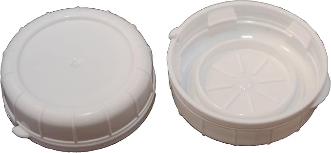 The Dairy Shoppe Glass Milk Bottle, Heavy Glass with Extra Lid, Creamery Style (1, Round Quart)