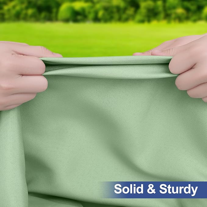 homing Rectangle Table Cloth Cover, Waterproof Polyester Elastic Fitted Tablecloth, Fits for 5 Foot Folding Tables, Washable Table Protector for Picnic, Camping, Outdoor (Green, 30" x 60")