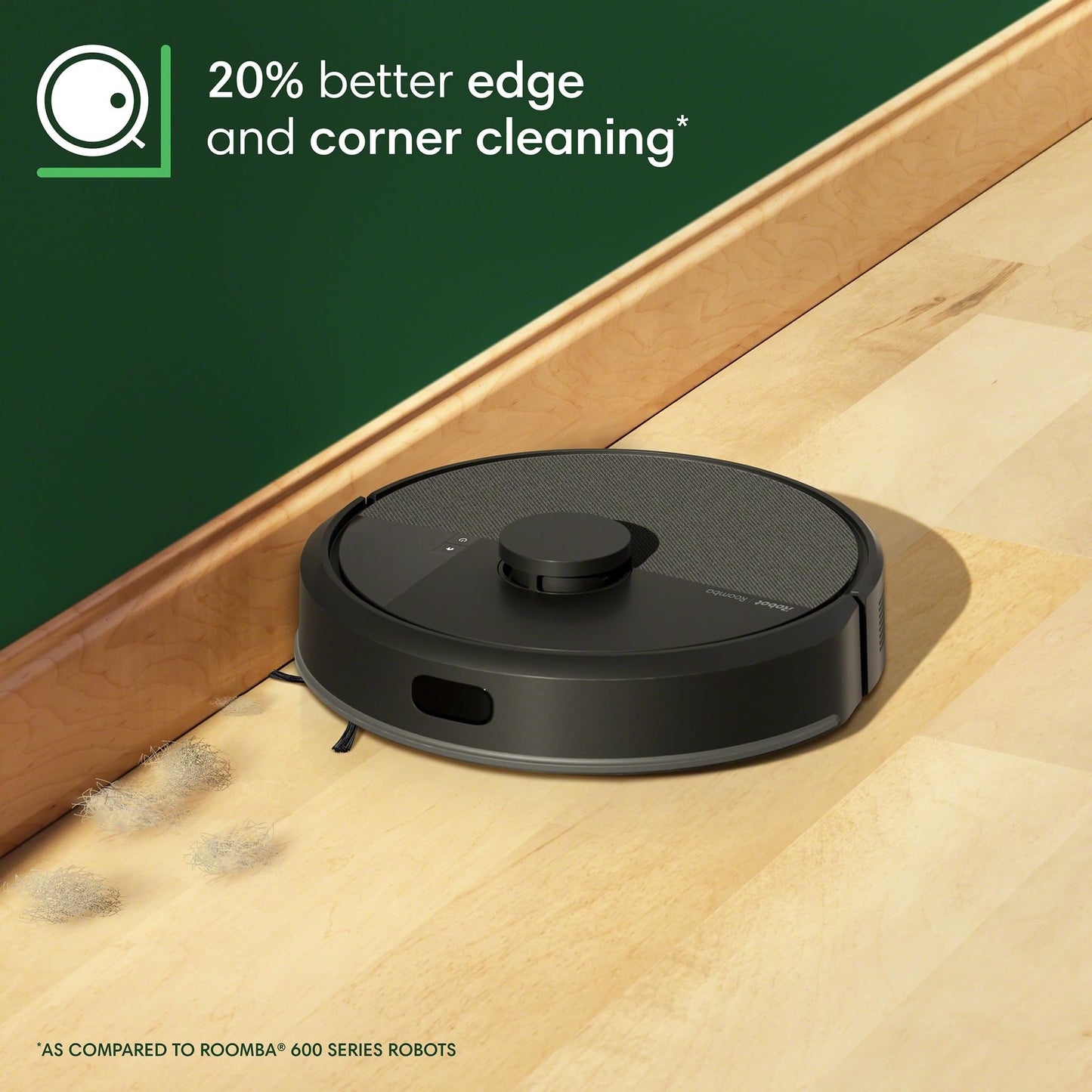 iRobot Roomba 105 Combo Robot Vacuum & Mop - Easy to use, Intense Power-Lifting Suction, LiDAR Navigation, Multiple Cleaning Modes, Avoids Mopping Carpets, Self-Charging