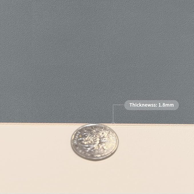 Dresser Protector - Can Be Used On Both Sides Waterproof and Easy to Clean Good Flatness Used for Dresser Table(Off White+Light Gray 10x36)