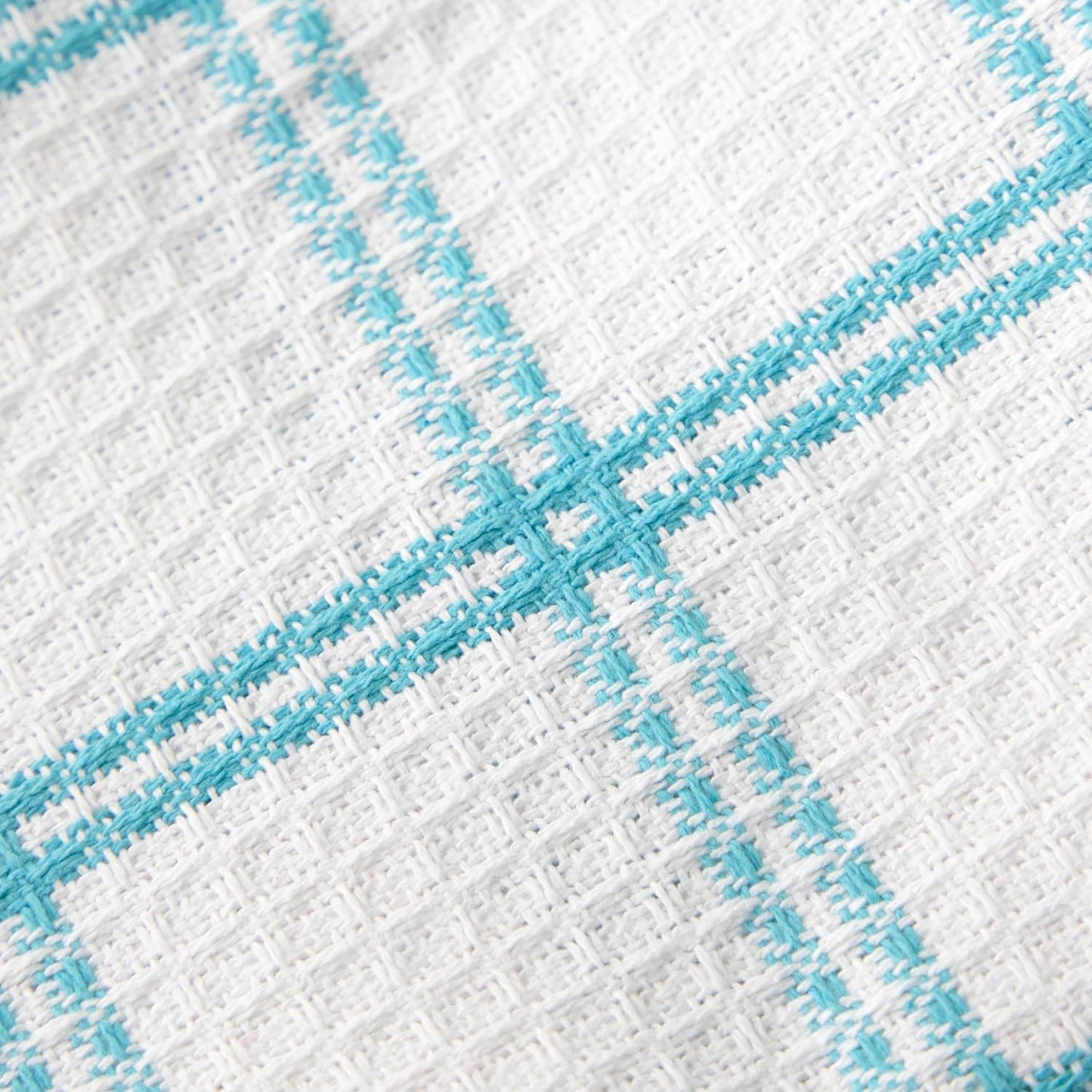 T-fal Premium Waffle Dish Cloths: Highly Absorbent, Super Soft Long Lasting - 100% Cotton, 12"x13" Towel for Cleaning & Drying, (8-Pack), Breeze