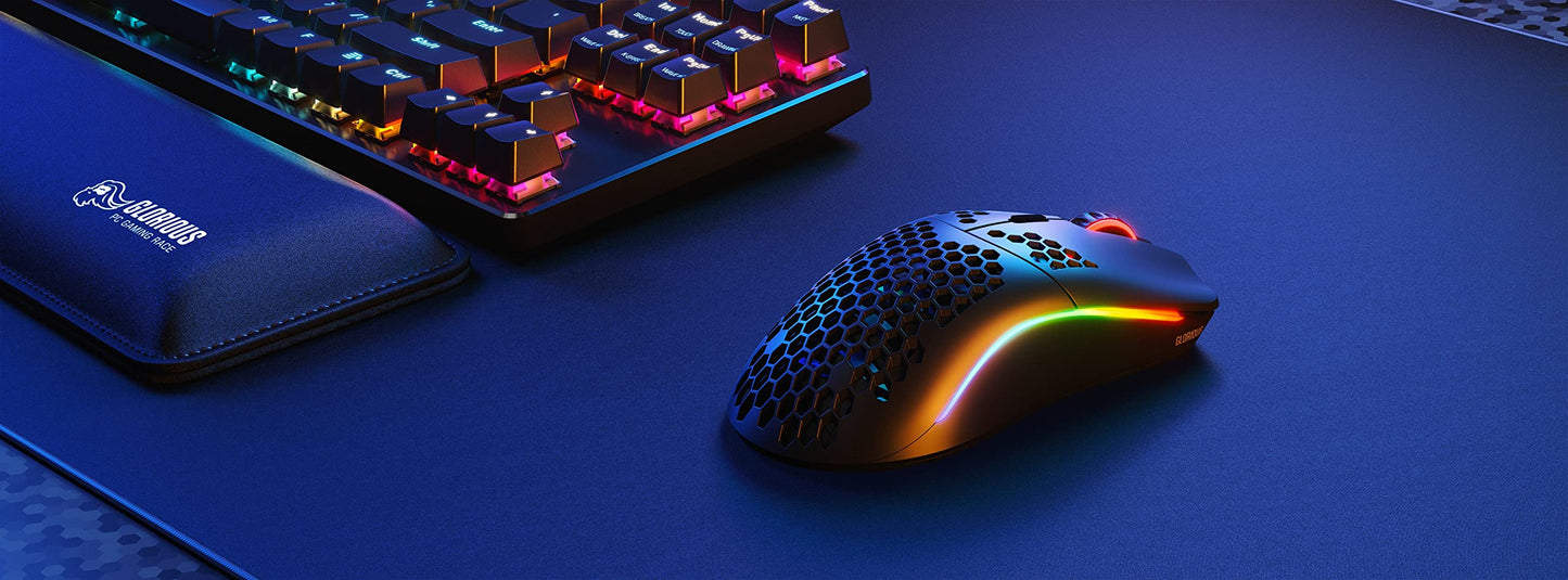 Glorious Model O Minus Wireless Gaming Mouse, RGB Gaming Mouse (Matte White)