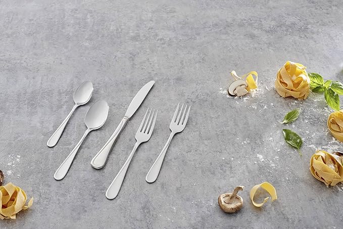 Oneida Flight Everyday Flatware Dinner Forks, Set of 4