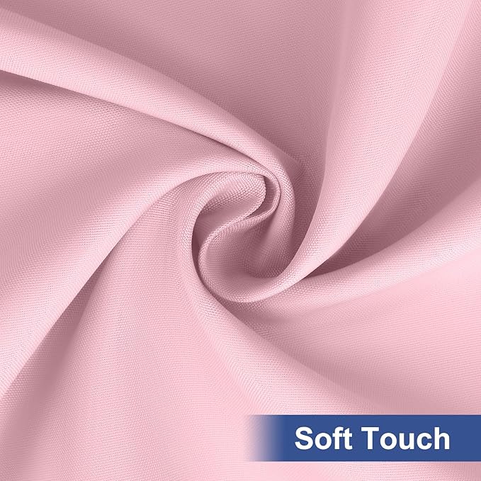 homing Rectangle Table Cloth Cover, Waterproof Polyester Elastic Fitted Tablecloth, Fits for 8 Foot Folding Tables, Washable Table Protector for Picnic, Camping, Outdoor (Pink, 30" x 96")