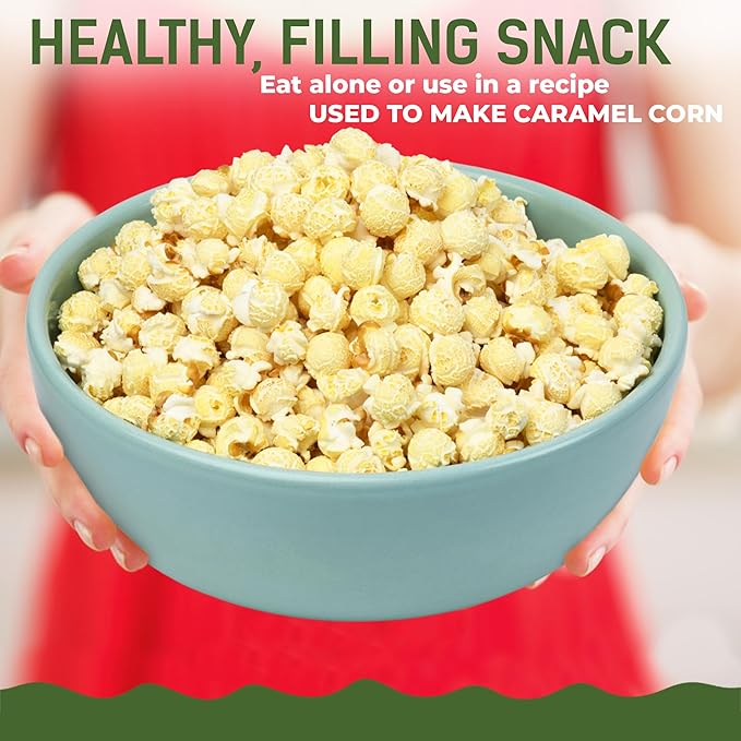 Princeton Popcorn Signature Easy Pop™ Mushroom Popcorn Kernels – New 2026 Ultra-Premium Variety, Pops Large & Round, Easy-Popping with Fewer Hulls, Non-GMO, No Glyphosate, Farmer-Direct, Made in USA (32 oz)