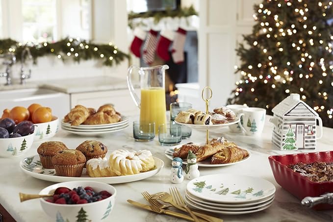 Lenox 882061 Balsam Lane Serving Bowl, Christmas & Holiday Hosting