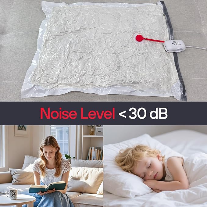 16 Pack Vacuum Storage Bags for Travel – Vacuum Seal Bags for Clothing – Space Saver with High Pressure Electric Pump, Compression Packing for Luggage and Suitcase