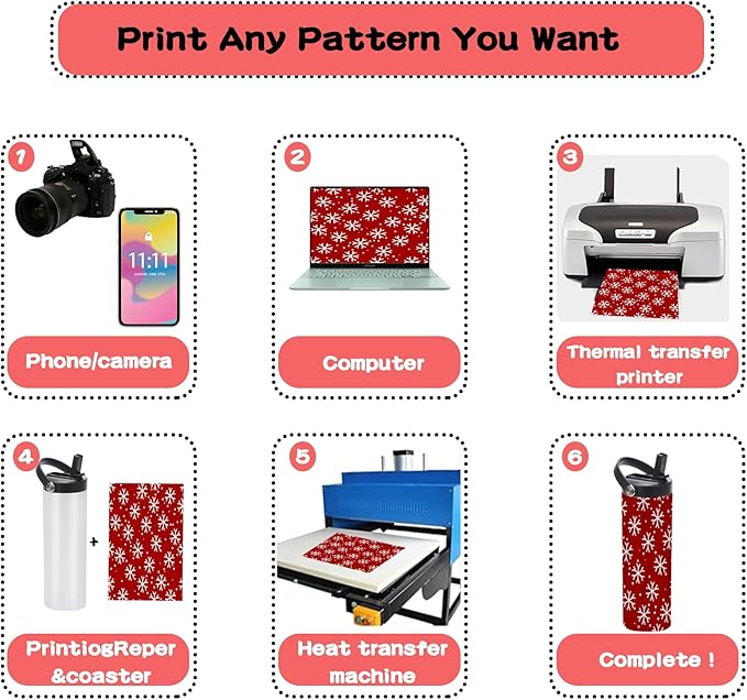 8 Pack 20oz Sublimation Tumblers, Flat Edge Sublimation Tumbler, Skinny Straight Sublimation Tumbler with 2 lids,SS straws,Brush and Individual Box (8, 20OZ HANDLE A)