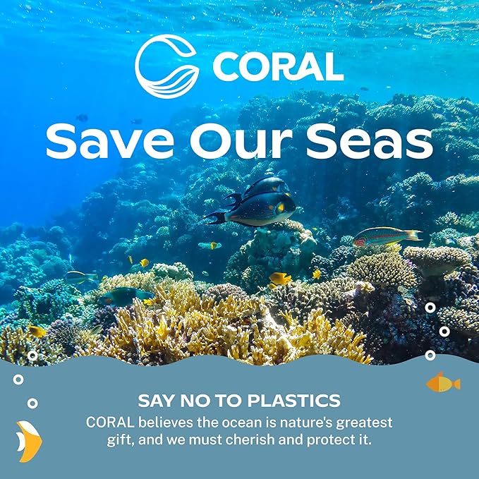 CORAL Light Brown 100% Compostable Knives - 120 Heavy Duty No Plastic Knives (7.0 inch) - Break Resistant with Smooth Edges, Ocean Friendly Alternative to Plastic Silverware - Biodegradable & Disposable Knives