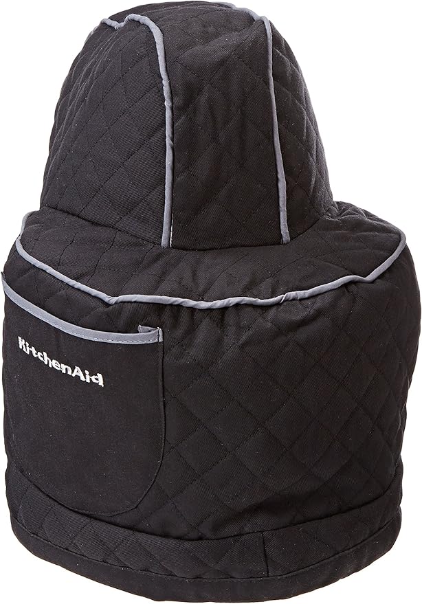 KitchenAid KSMCT1OB KSMCTIOB Fitted Stand Mixer Cover - Onyx Black