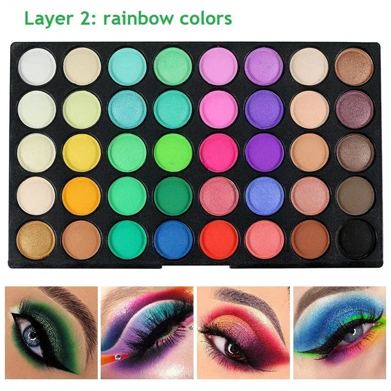 120-Color Nude Eyeshadow Palette