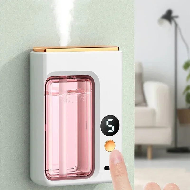 Automatic Aroma Diffuser Fragrance Essential Oil Smart Aromatherapy Machine Hanging Wall Oil Humidifier Bathroom Deodorization ﻿