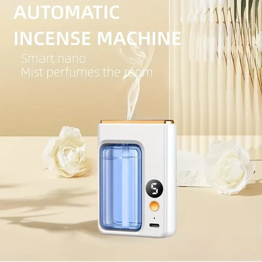 Automatic Aroma Diffuser Fragrance Essential Oil Smart Aromatherapy Machine Hanging Wall Oil Humidifier Bathroom Deodorization ﻿